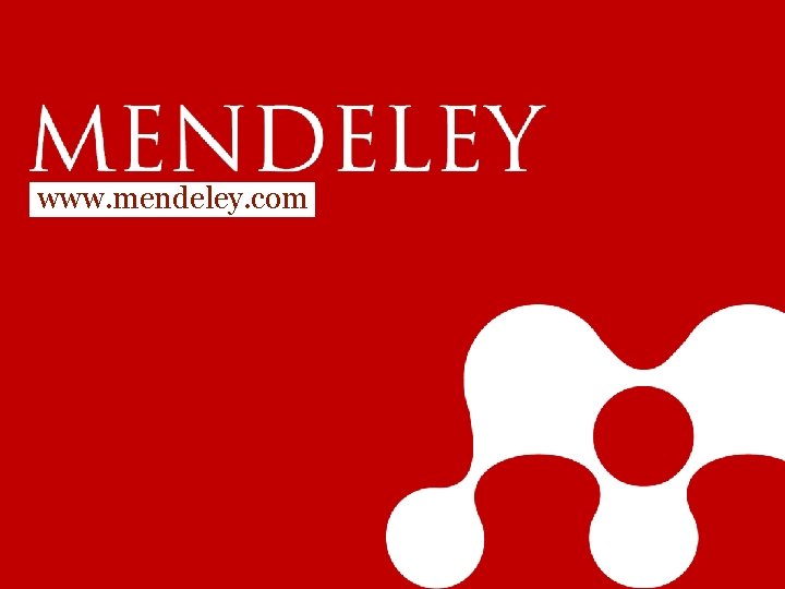 www. mendeley. com 