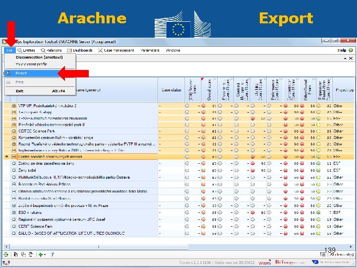 Arachne Export 139 Regional Policy and Employment Policy 