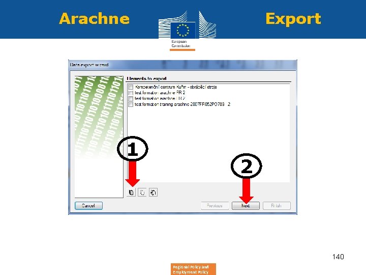 Arachne Export 1 2 140 Regional Policy and Employment Policy 