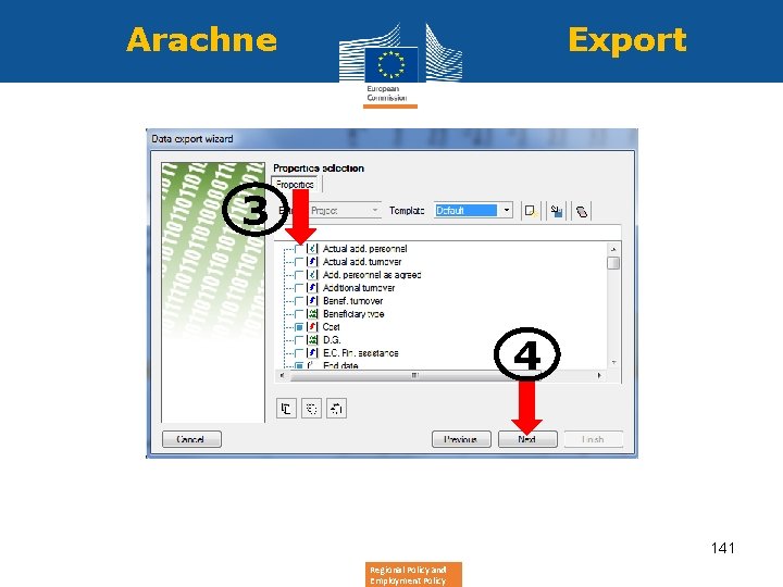 Arachne Export 3 4 141 Regional Policy and Employment Policy 