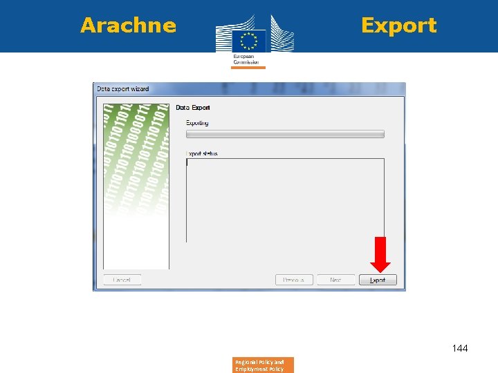 Arachne Export 144 Regional Policy and Employment Policy 