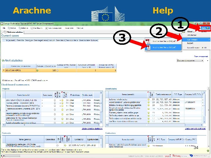 Arachne Help 3 2 1 34 Regional Policy and Employment Policy 