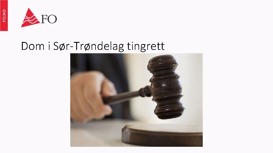 Dom i Sør-Trøndelag tingrett 