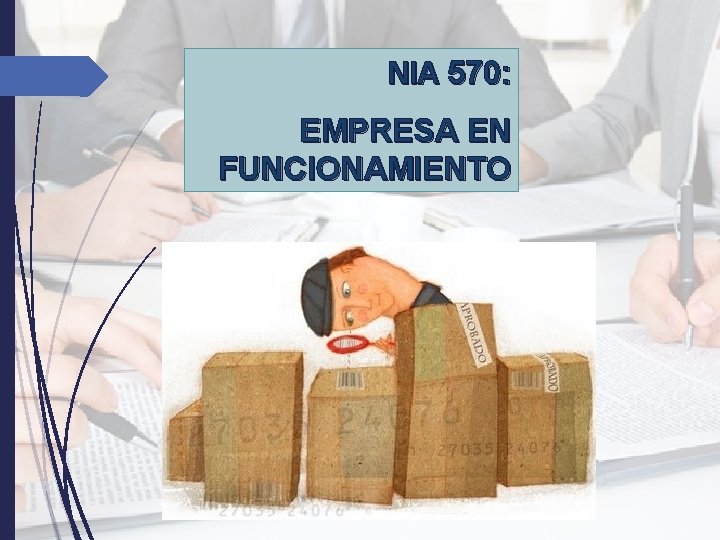 NIA 570: EMPRESA EN FUNCIONAMIENTO NIA 570: EMPRESA EN FUNCIONAMIENTO