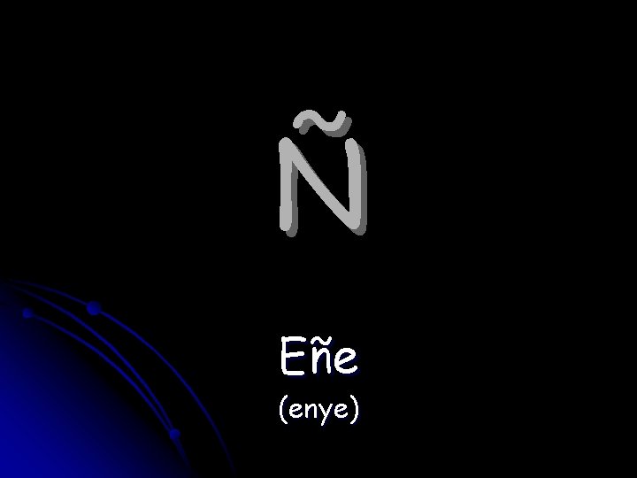 Ñ Eñe (enye) Ñ Eñe (enye)