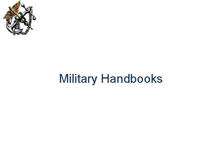 Military Handbooks 