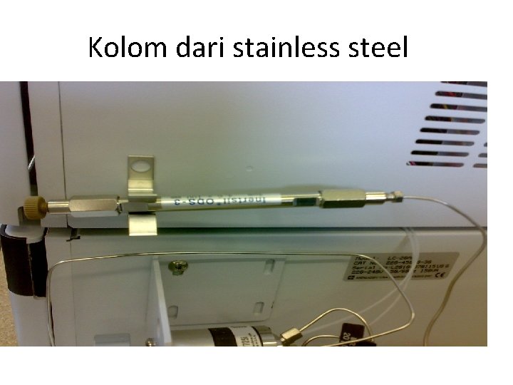 Kolom dari stainless steel 