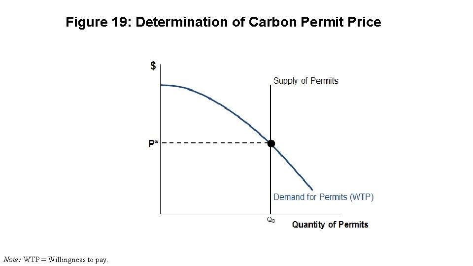 Figure 19: Determination of Carbon Permit Price Note: WTP = Willingness to pay. 