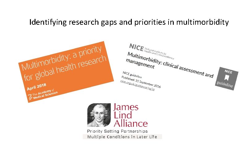 Identifying research gaps and priorities in multimorbidity Multiple Conditions in Later Life 