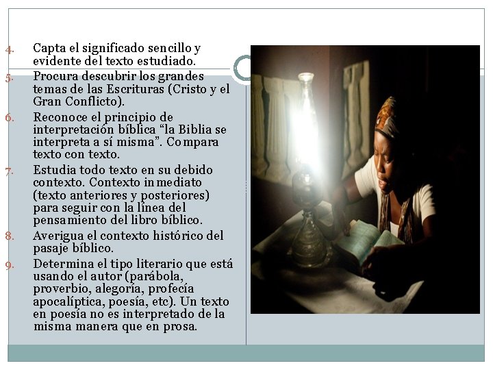 4. 5. 6. 7. 8. 9. Capta el significado sencillo y evidente del texto