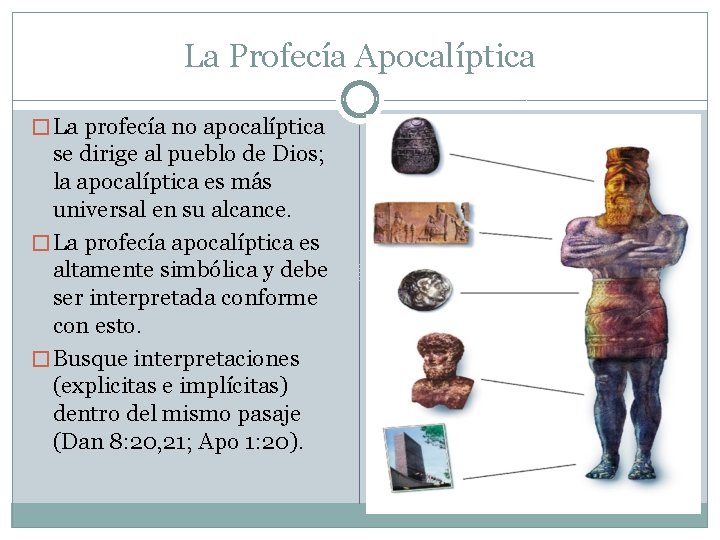 La Profecía Apocalíptica � La profecía no apocalíptica se dirige al pueblo de Dios;