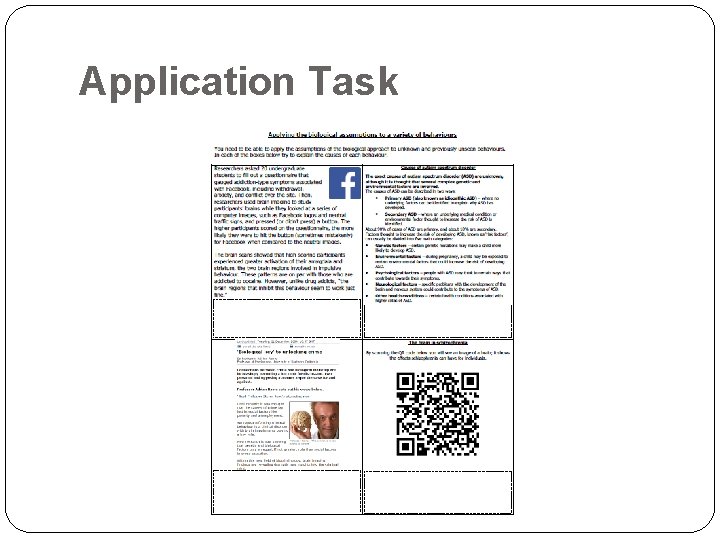 Application Task 