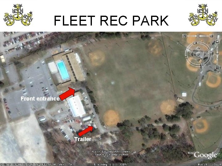 FLEET REC PARK Front entrance Trailer 