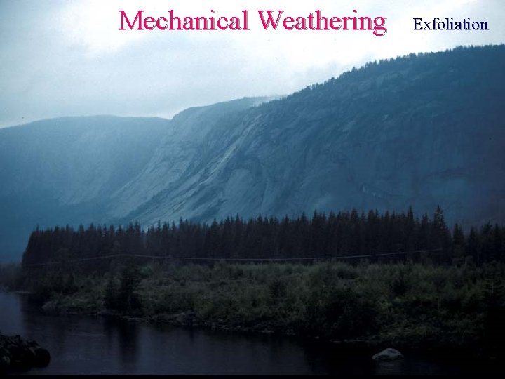 Mechanical Weathering Exfoliation 
