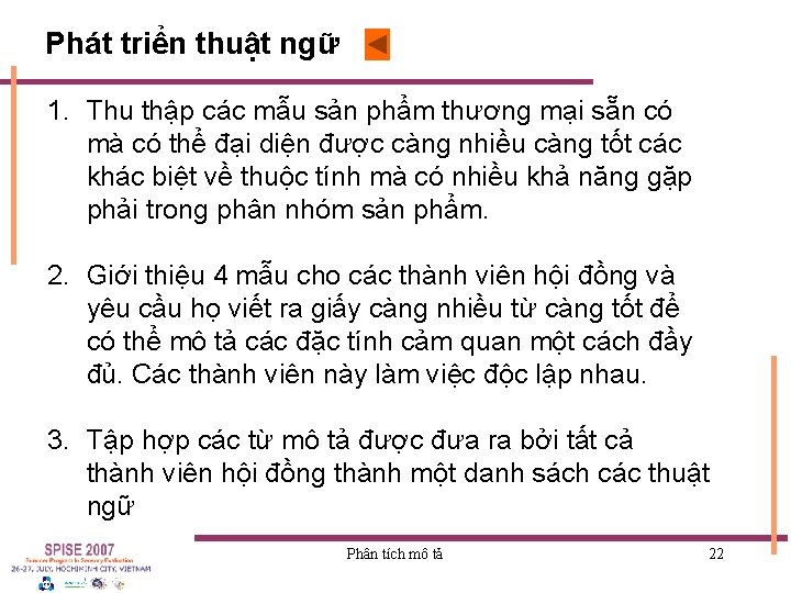 Phát triển thuật ngữ 1. Thu thập các mẫu sản phẩm thương mại sẵn