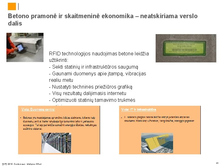 Betono pramonė ir skaitmeninė ekonomika – neatskiriama verslo dalis RFID technologijos naudojimas betone leidžia