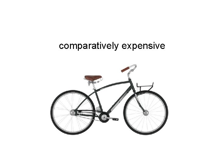 comparatively expensive 