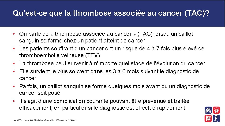 Savoir reconnatre la thrombose associe au cancer Divulgation — free download