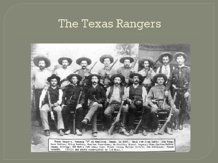 The Texas Rangers 