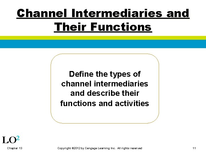 Channel Intermediaries and Their Functions Define the types of channel intermediaries and describe their