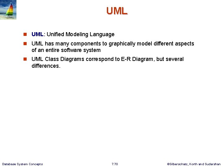 UML n UML: Unified Modeling Language n UML has many components to graphically model