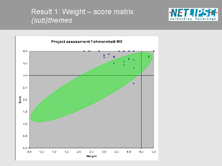 Result 1: Weight – score matrix (sub)themes 