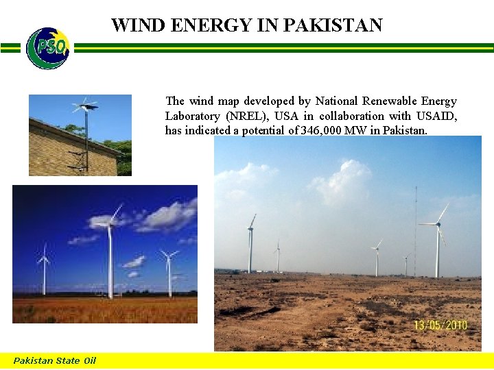 WIND ENERGY IN PAKISTAN B The wind map developed by National Renewable Energy Laboratory