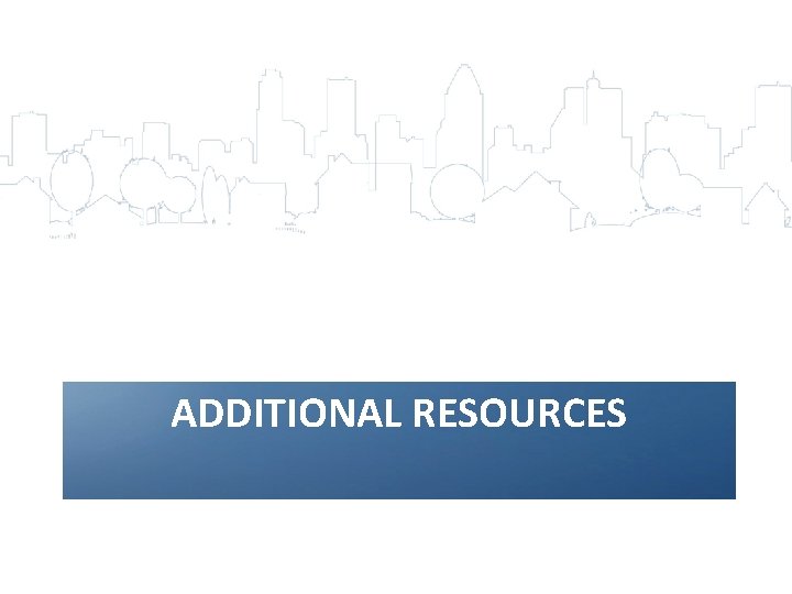 ADDITIONAL RESOURCES 60 