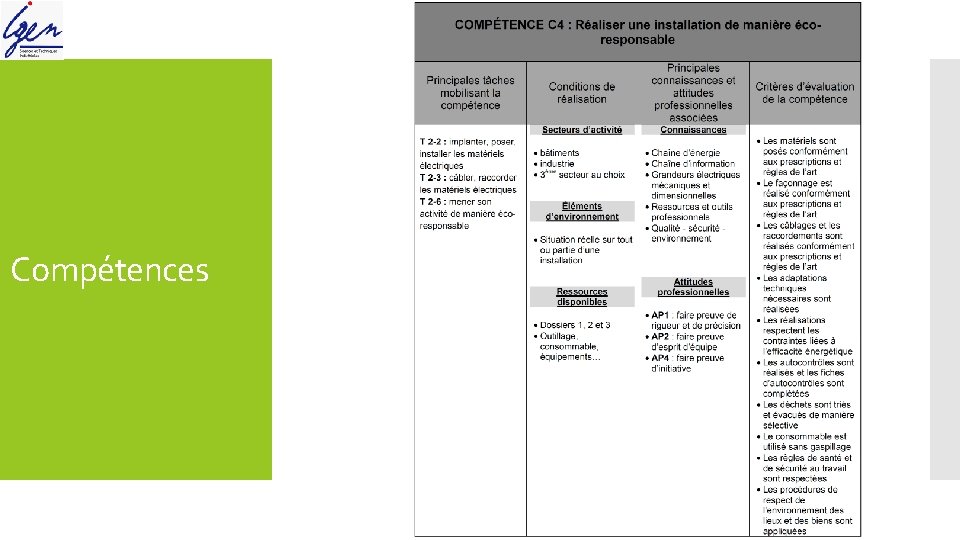 Compétences 