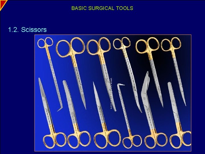 BASIC SURGICAL TOOLS 1. 2. Scissors 