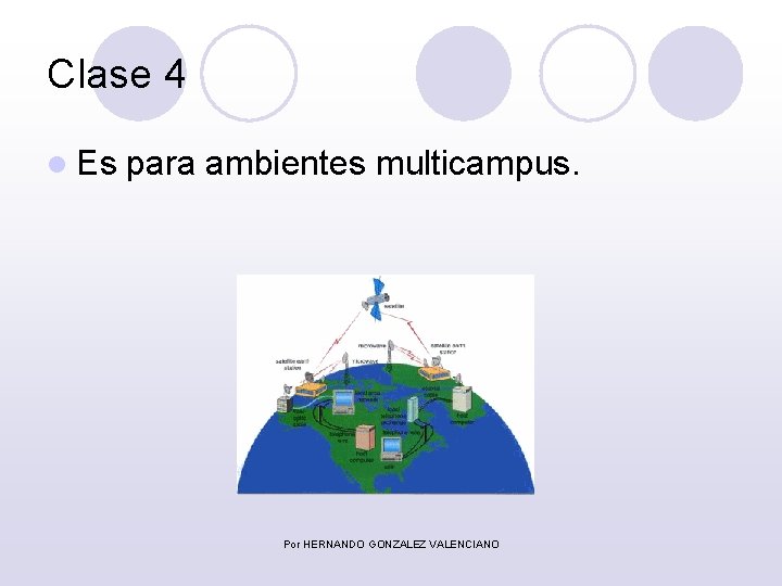 Clase 4 l Es para ambientes multicampus. Por HERNANDO GONZALEZ VALENCIANO 