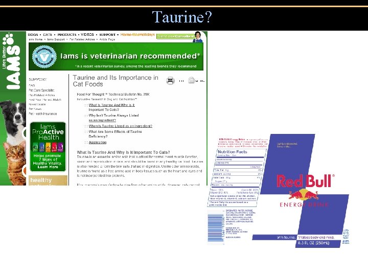 Taurine? 