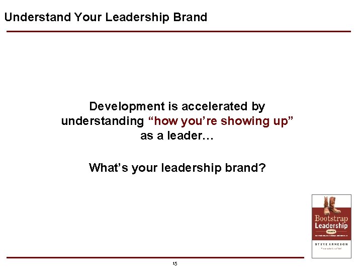 Understand Your Leadership Brand Development is accelerated by understanding “how you’re showing up” as Understand Your Leadership Brand Development is accelerated by understanding “how you’re showing up” as