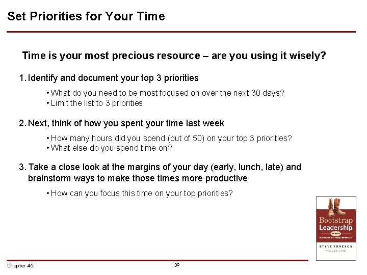 Set Priorities for Your Time is your most precious resource – are you using Set Priorities for Your Time is your most precious resource – are you using