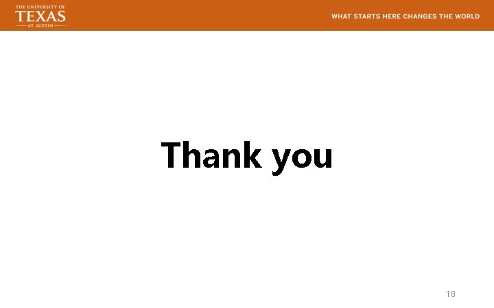 Thank you 18 