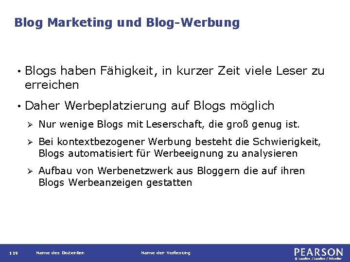 Blog Marketing und Blog-Werbung • Blogs haben Fähigkeit, in kurzer Zeit viele Leser zu