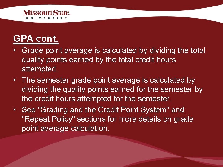 Understanding Academic Probation Academic Rules and Regulations Presented
