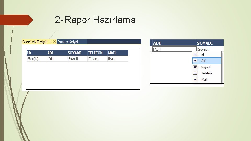 2 - Rapor Hazırlama 