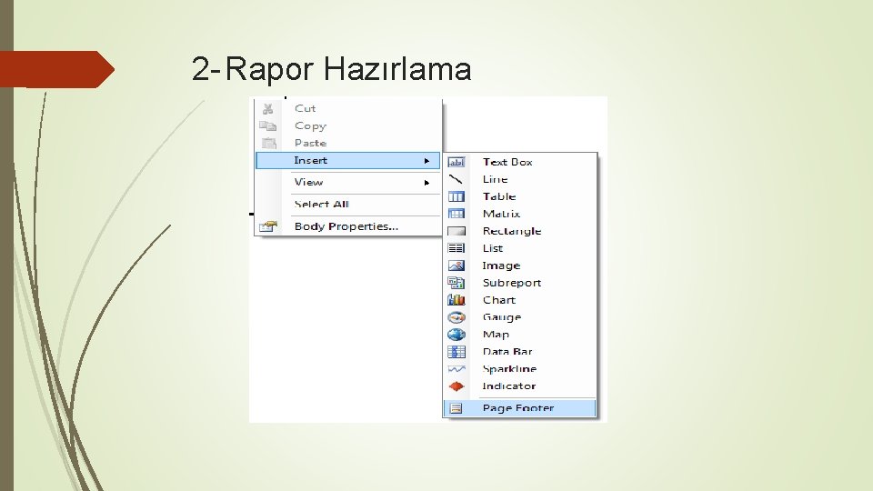 2 - Rapor Hazırlama 