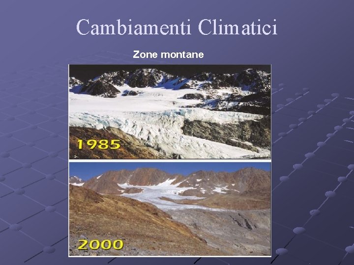 Cambiamenti Climatici Zone montane 