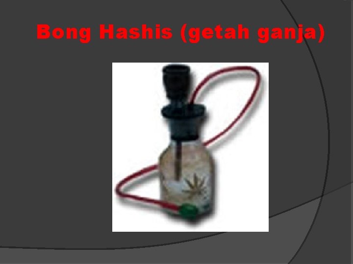 Bong Hashis (getah ganja) 