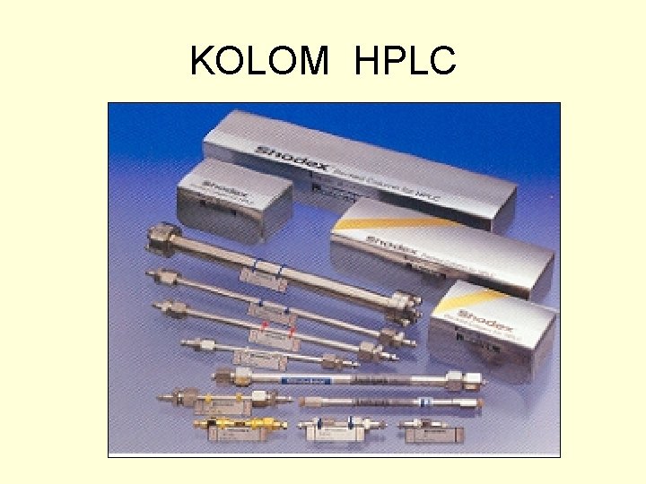 KOLOM HPLC 