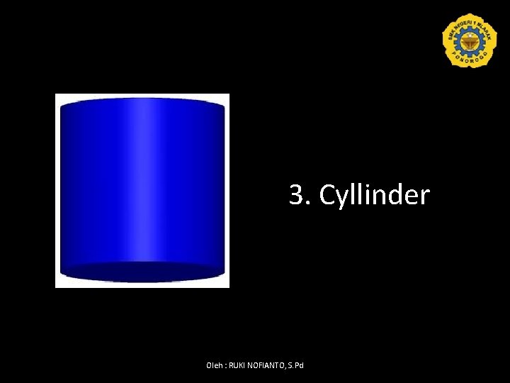 3. Cyllinder Oleh : RUKI NOFIANTO, S. Pd 