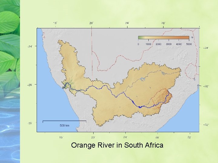 Orange River in South Africa 