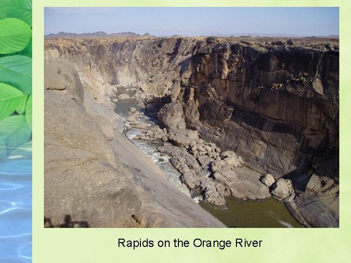 Rapids on the Orange River 