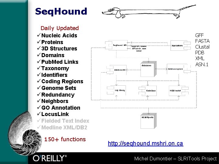 Seq. Hound Daily Updated üNucleic Acids üProteins ü 3 D Structures üDomains üPub. Med