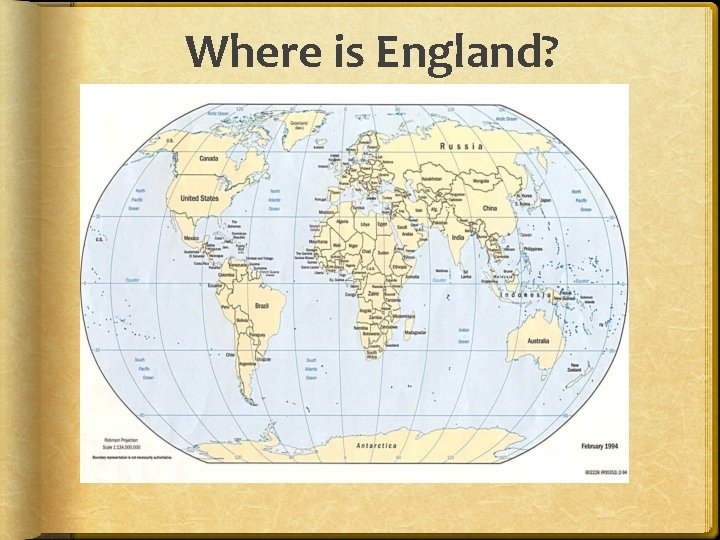 Where is England? 