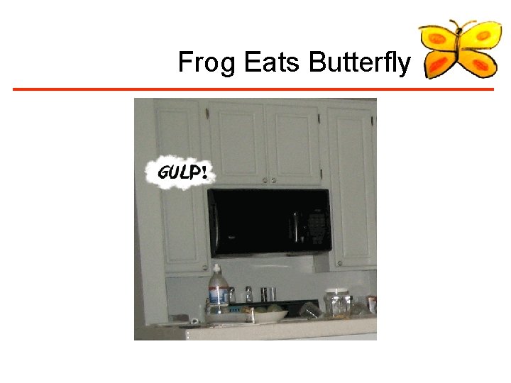 Frog Eats Butterfly 