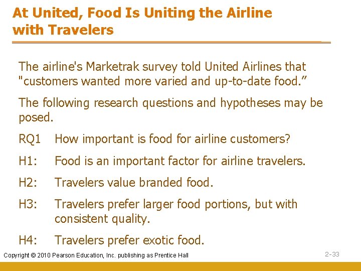 At United, Food Is Uniting the Airline with Travelers The airline's Marketrak survey told