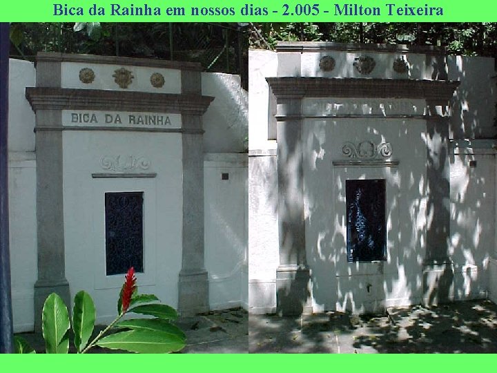 Bica da Rainha em nossos dias - 2. 005 - Milton Teixeira 